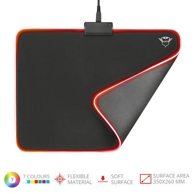TRUST Tappetino per mouse Trust Gaming GXT762 Glide nero